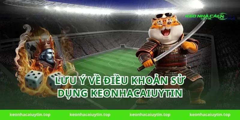 Lưu ý về điều khoản sử dụng keonhacaiuytin