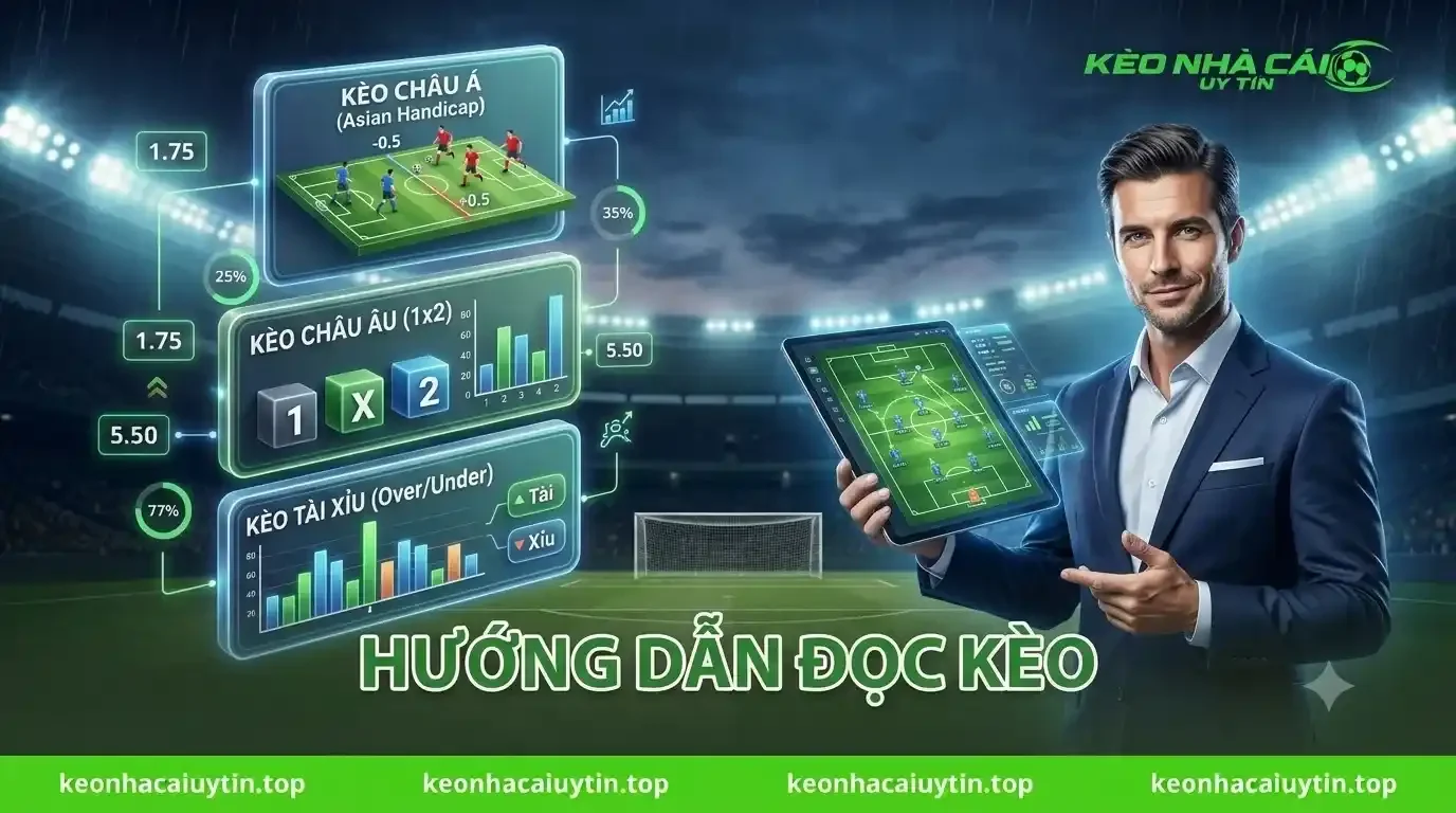 Hướng Dẫn Chi Tiết Cách Đọc Các Loại Kèo Nhà Cái Phổ Biến