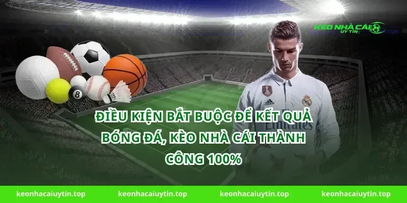 Điều kiện bắt buộc để kết quả bóng đá, kèo nhà cái thành công 100%